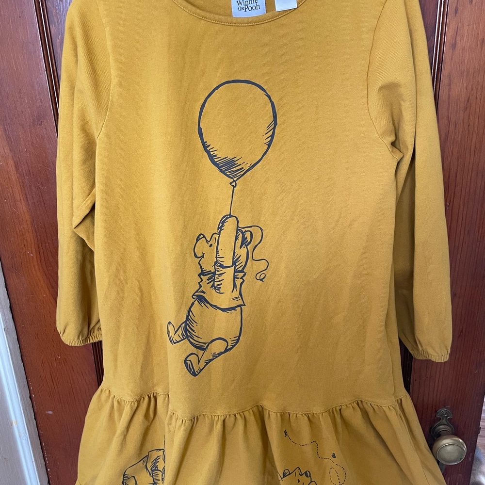 SOLD/Disney Store Winnie the Pooh Yellow  Dress